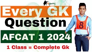 AFCAT 1 2024 Every question of Static GK  AFCAT 2024 GK [upl. by Maddock]