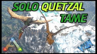 Ragnarok  How to Solo Tame your FIRST Quetzal [upl. by Eedissac304]