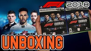 F1 2018 Headline Edition PS4Xbox One Unboxing [upl. by Marcelia389]