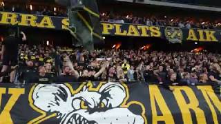 quotHär är vi från Norra Ståquot  måljubel AIK  Elfsborg 10 [upl. by Lucius]