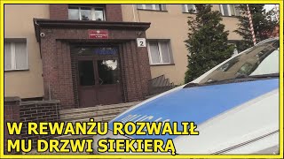 Jawor Z siekierą na kolegę [upl. by Llenrac]