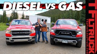 Can the 2020 Ram EcoDiesel Outtow the Mighty HEMI on the Worlds Toughest Towing Test Ike Gauntlet [upl. by Popele797]