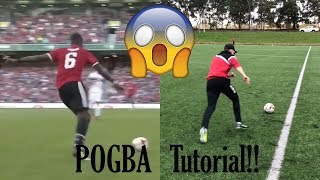 Learn the Paul Pogba pass Striking the ball tutorial  Joner 1on1 [upl. by Baecher]