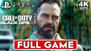 CALL OF DUTY BLACK OPS 6 Gameplay Walkthrough Campaign FULL GAME 4K 60FPS PS5 [upl. by Coady]