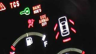 how to know or diagnose airbag SRS air bag control module if its blown on honda or acura [upl. by Yrod]