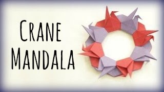 How to make a Crane Mandala Tsuru Ring [upl. by Aland176]