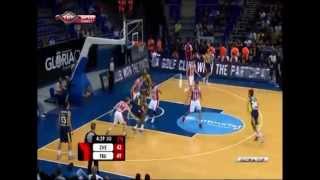 Jan Vesely Posterizes Boban Marjanovic  Fenerbahçe Ülker vs Red Star 24092014 [upl. by Ansev]