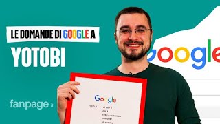 Yotobi Twitch Instagram games lo youtuber risponde alle domande di Google [upl. by Ohcirej]