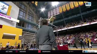 Margzetta Frazier Bars injury UCLA and Iowa at Minnesota 9525 [upl. by Ojyma]