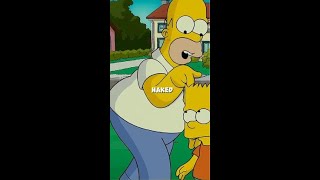 Simpsons Movies Censored Scene on TV [upl. by Haywood876]