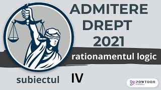 Admitere Facultatea de Drept UBB 2021 rationament logic exercitiul 4 [upl. by Gayn]