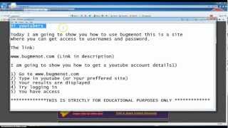 How to use bugmenot for user accounts and passwords [upl. by Inilahs]