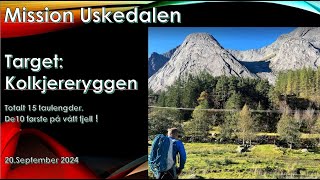 Alpin klatring  Kolkjereryggen  Uskedalen [upl. by Artimas537]