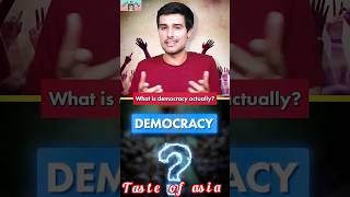 What is Democracy  shorts shortsfeed dhruvrathee [upl. by Nuahsar328]