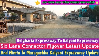 Belgharia Expressway To Kalyani Expressway Six Lane Connector Flyover Update🔥 [upl. by Nesyla]