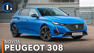 Ecco la nuova Peugeot 308 2021  INFO su design nuovo iCockpit e motori anche IBRIDI [upl. by Majka]