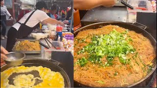 Fried rice noodles at Asian Street Breakfast [upl. by Oigroig]