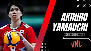 Akihiro Yamauchi HIGHLIGHTS  Japan 🇯🇵 🆚 Italy 🇮🇹  Mens Volleyball VNL 2024 [upl. by Ripley]