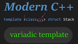 variadic templates  C Compiled [upl. by Alyda]