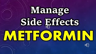 Metformin  Management of side effects [upl. by Anthiathia]