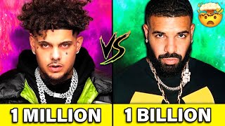 RAP SONGS WITH 1 MILLION VIEWS VS 1 BILLION VIEWS [upl. by Mirella]