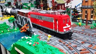 LEGO Zug MOCs in Neu Brickstadt [upl. by Penelope]