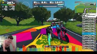 KOMON AUTUMN Series  Stage 3 mixed Cat B  Zwift Bambino Fondo [upl. by Fantasia]