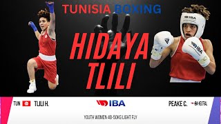 HIDAYA TLI TUN VS CARLAGH PEAKE IBA N  Quartfinal Youth Womens World Boxing Championships 2024 [upl. by Sartin]