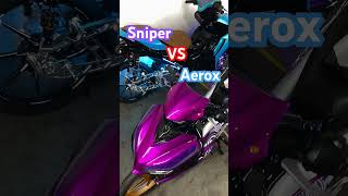 Sniper 155 vs Aerox 155 Modified yamaha sniper150 sniper155vva aerox aerox155 shorts short [upl. by Jonette717]