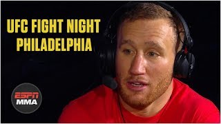 Justin Gaethje after KO win Really hard to control my emotions  UFC Fight Night  ESPN MMA [upl. by Dolan]