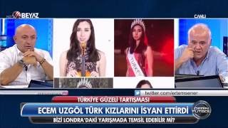 Ahmet Çakar  Ecem Uzgör Ben temsil etsem daha iyi be Türkiye Güzeli [upl. by Blaseio]