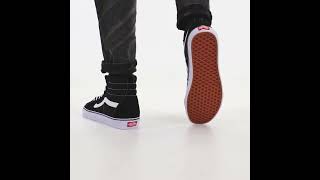 VANS SK8 Hi Top Shoes Sneakers Black White Red  SK8HIB8C  JD Sports [upl. by Blanch]