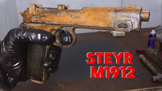 AustroHungarian Steyr Hahn Pistol Restoration  gun restoration asmr restoration [upl. by Carrel835]