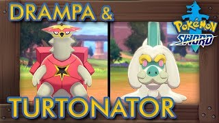 Pokémon Sword amp Shield  How to Catch Turtonator amp Drampa 2 Rarity Pokémon [upl. by Odab]