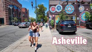 Saturday Walk in Asheville North Carolina  4K Walking Tour [upl. by Paxon456]