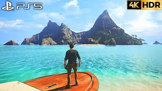 Uncharted 4 A Thiefs End PS5 4K HDR Gameplay Chapter 12 At Sea [upl. by Herring609]