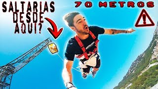 Hago un BACKFLIP desde una TORRE DE 70 METROS Atado de los pies [upl. by Merrick]