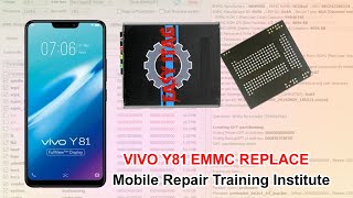 VIVO Y81 DEAD  EMMC REPLACEMENT mobilephonetraininginstitute [upl. by Sousa]