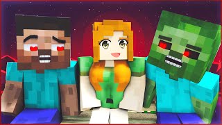 Whats the Steve and Zombie doing to Alex  Minecraft Animation [upl. by Rosalind]