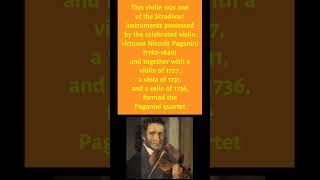 the 1680 PaganiniDesaint Stradivarius Part of the Paganini Quartet [upl. by Fowkes]