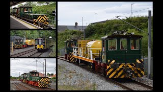 Tyne amp Wear Metro Battery Locos  Driver Training amp Wagon Move [upl. by Seuqramed]