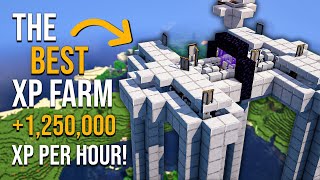 Minecraft BEST XP FARM 121  NEW UPDATE  1250000 XP PER HOUR [upl. by Lillith]