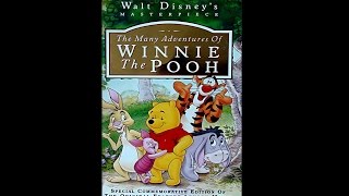 Digitized opening to The Many Adventures of Winnie the Pooh USA VHS [upl. by Oesile]