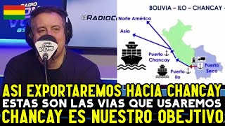 ANALISTA BOLIVIANO EXPLICA DETALLADAMENTE COMO APROVECHARA BOLIVIA EL MEGAPUERTO DE CHANCAY [upl. by Trudey]