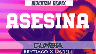 Asesina Brytiago X Darell Cumbia Remix SONIDOREMIX [upl. by Radke]