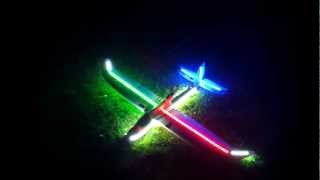 HK BIXLER RC GLIDER FLYING AT NIGHT [upl. by Pandolfi]