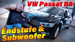 VW Passat B8  B9  Soundsystem Subwoofer und Endstufe einbauen  ARS24 [upl. by Aicenod875]