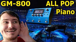 Boss Gm800 ALL Pop Piano Sounds DIRECT INPUT STEREO Recording [upl. by Sherrard]