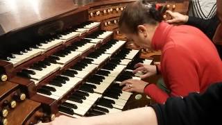 SaintSulpice organ Sophie improvisation [upl. by Nason]