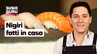 Come fare i NIGIRI SUSHI a casa alla perfezione con Chef Michele Ghedini 🍣 [upl. by Ettennil540]